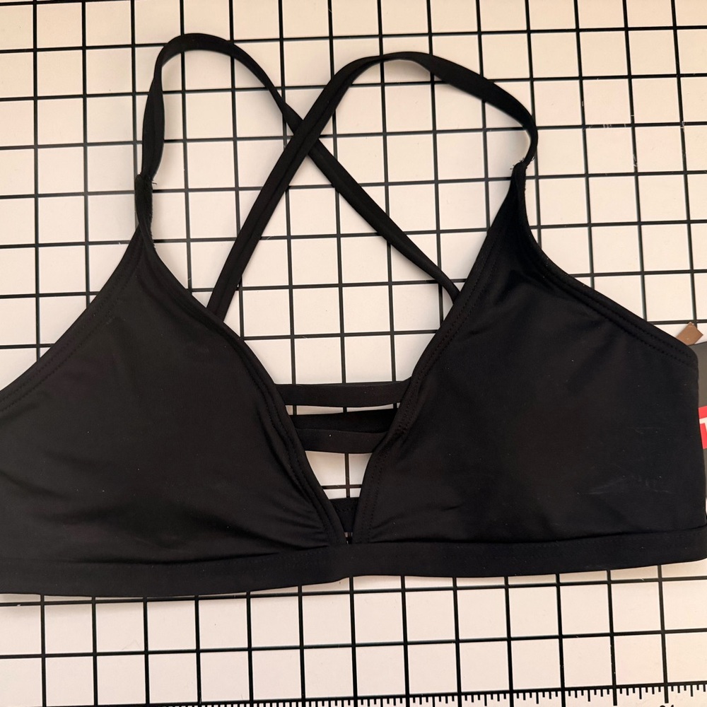 TYR Black Crossback Bralette